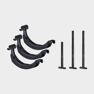 Thule ProRide SquareBar Adaptor, Black – Size: One Size