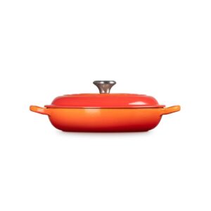 Le Creuset Signature Shallow Casserole 22cm Volcanic 1.47L