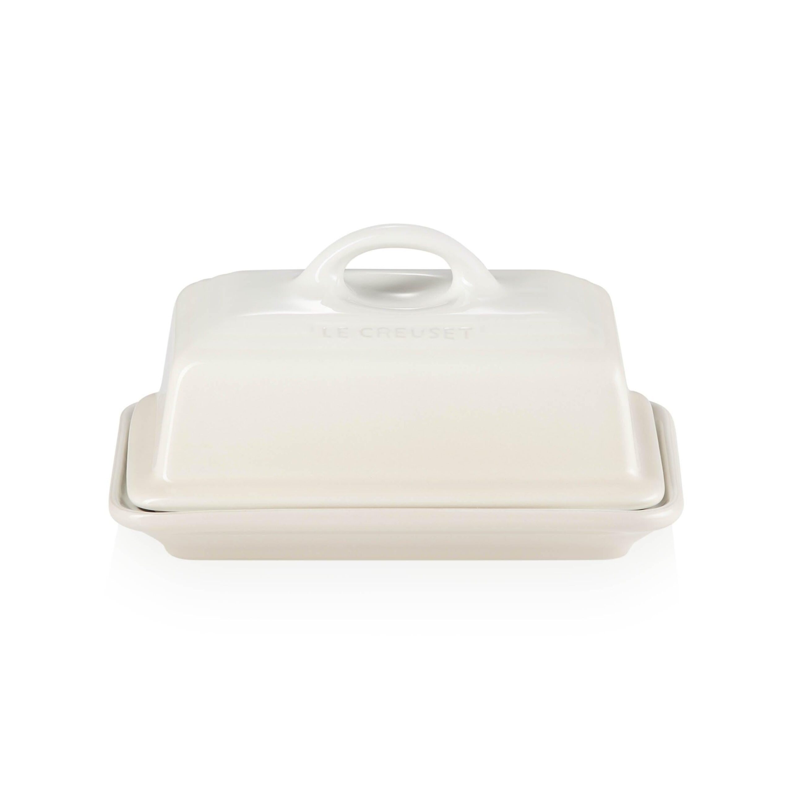 Le Creuset Stoneware Butter Dish - Meringue