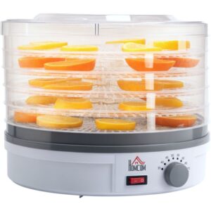 Homcom – 5 Tier Food Dehydrator for Drying Fruit Meat Vegetable Jerky Pet Treat