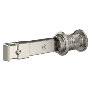 National Hardware Satin Nickel Zinc Indoor Sliding Door Lock