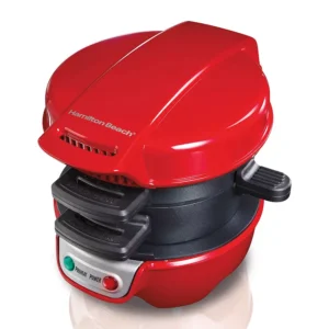 Hamilton Beach Breakfast Sandwich Maker, Red – Red – Size: One Size