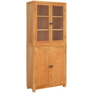 Storage Furniture Set 2 pcs Natural Engineered Wood and Oak vidaXL