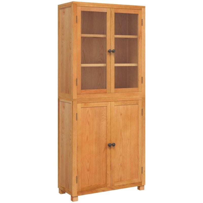 Storage Furniture Set 2 pcs Natural Engineered Wood and Oak vidaXL