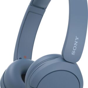 Sony WHCH520 Wireless On-Ear Headphones – Blue, Blue