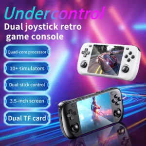 MAKABAKA Retro Gaming Console H36S 2026 Handheld Portable Player IPS HD Display 64GB 128GB Open Source OS Classic Games