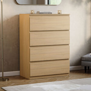 17 Stories Cunha 4 Drawer Chest Modern Bedroom Furniture Pine 95.5cm H X 70cm W X 40cm D