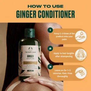 The Body Shop – Ginger Scalp Care Conditioner (400ml) Ginger Hair Care Series