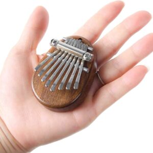 TRCC 8 Key Mini Kalimba exquisite Finger Thumb Piano Marimba Musical good accessory Pendant Gift