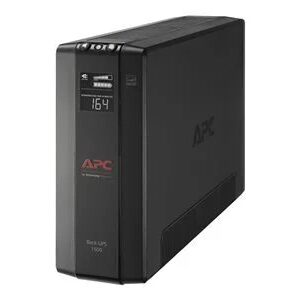 APC Back UPS 1500, Compact Tower, 1500VA, 120V, AVR, LCD, 10 NEMA outlets (5 surge)