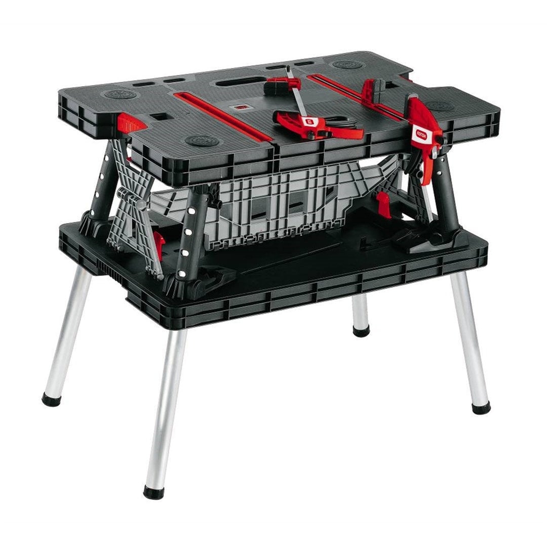 Keter Folding General Tool Holder Black 85cm H X 76cm W X 55cm D