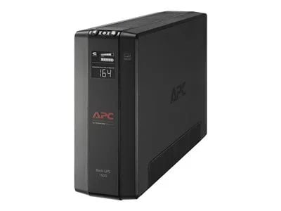 APC Back UPS 1500, Compact Tower, 1500VA, 120V, AVR, LCD, 10 NEMA outlets (5 surge)